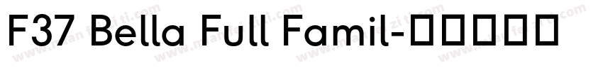 F37 Bella Full Famil字体转换